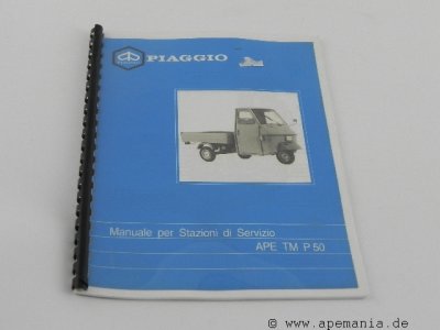 Werkstatthandbuch APE 50 TM P - REPRO Italienisch
