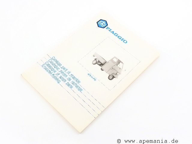Ersatzteilkatalog APE 50  TL4T (TM P 50) - 119 Seiten