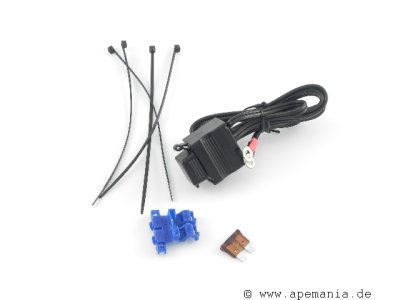 USB Steckdose mit Abdeckkappe
