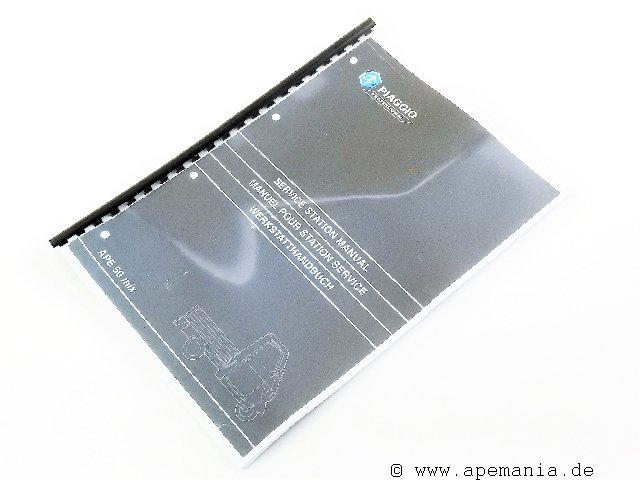 Werkstatthandbuch Ergänzung/ Zusatz - APE 50 ZAPC80 - DE/EN